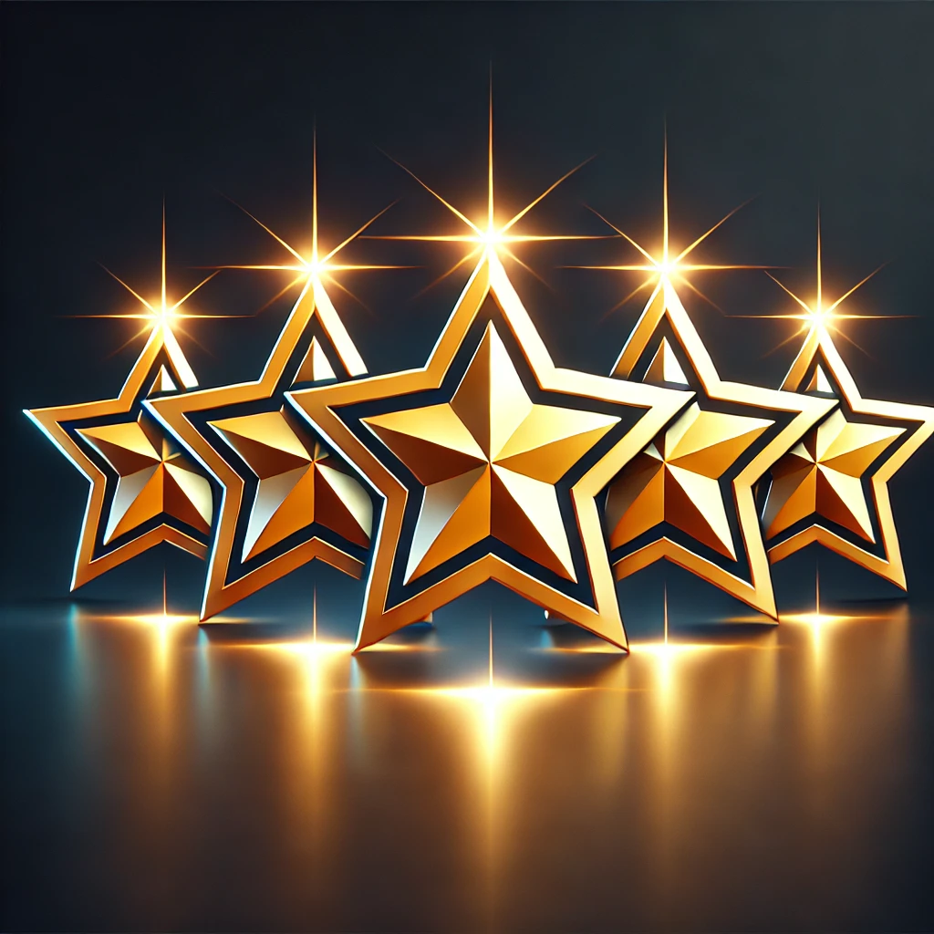 recensione a 5 stelle lasciata come Feedback dai Clienti